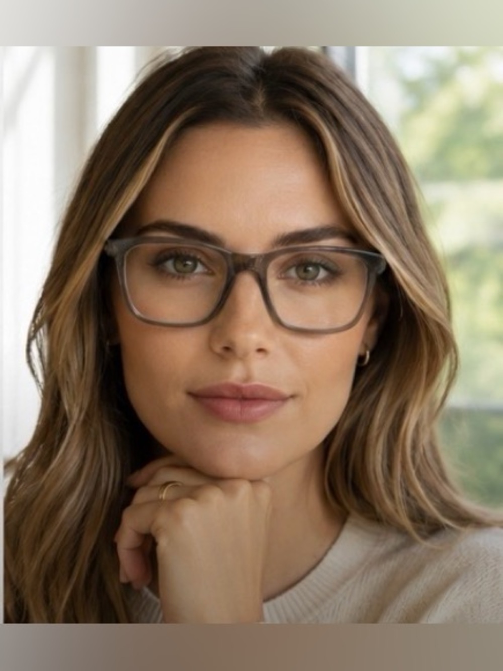 Warby Parker Bensen Greystone Eyeglass Frames Only 52-19-145